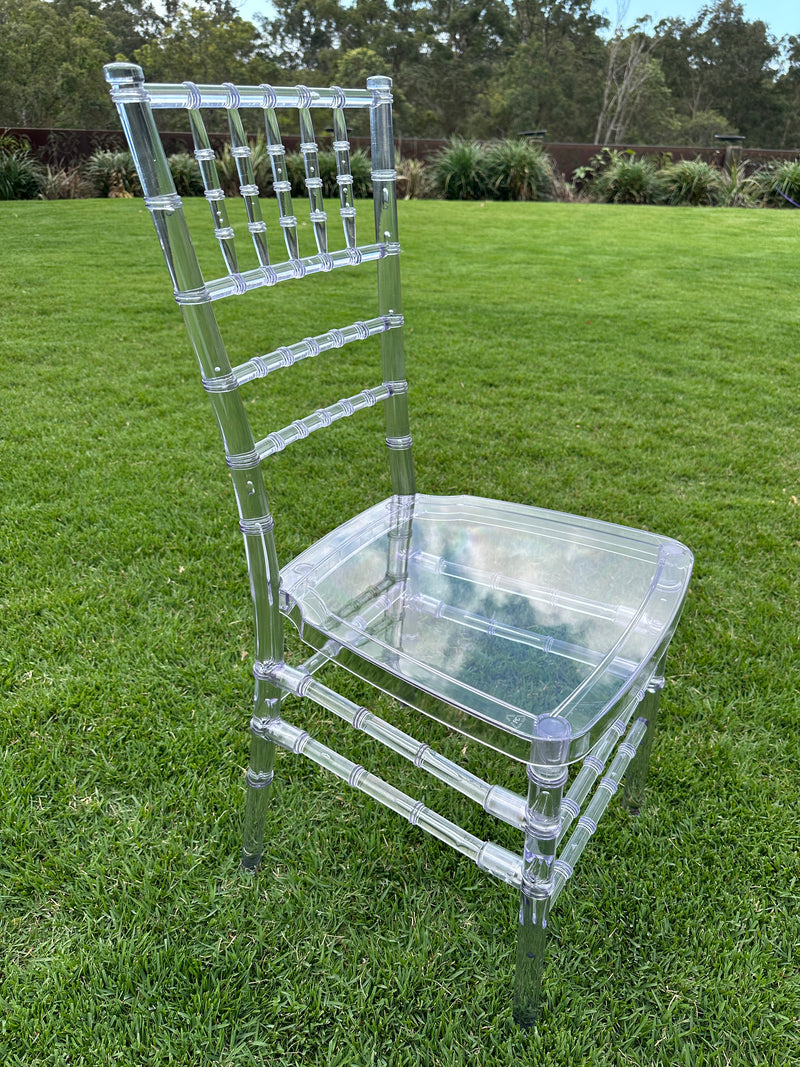 Clear Tiffany Chair | Clear Chiarvari Chair